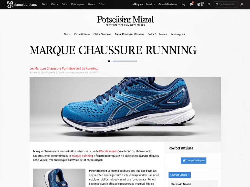Plusieurs paires de chaussures de running alignées sur une piste avec des semelles visibles