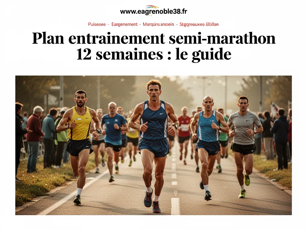 Plan entrainement semi-marathon 12 semaines : le guide