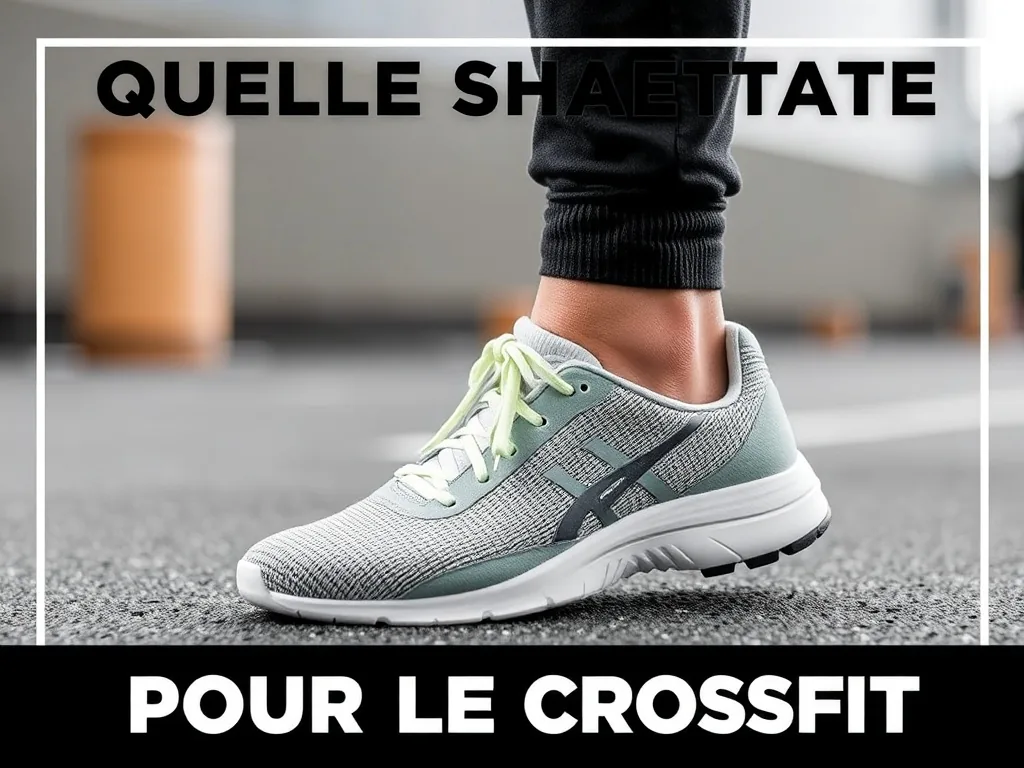 Chaussures de crossfit alignées pour comparaison dans une salle de sport