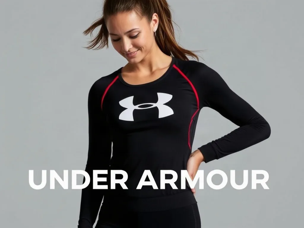 Ensemble de tenues de sport Under Armour disposées pour composer une garde-robe