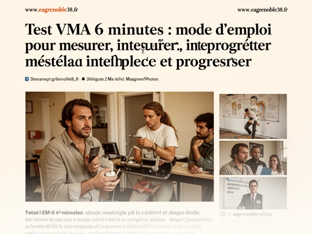 Test VMA 6 minutes : mode d'emploi pour mesurer, interpréter et progresser